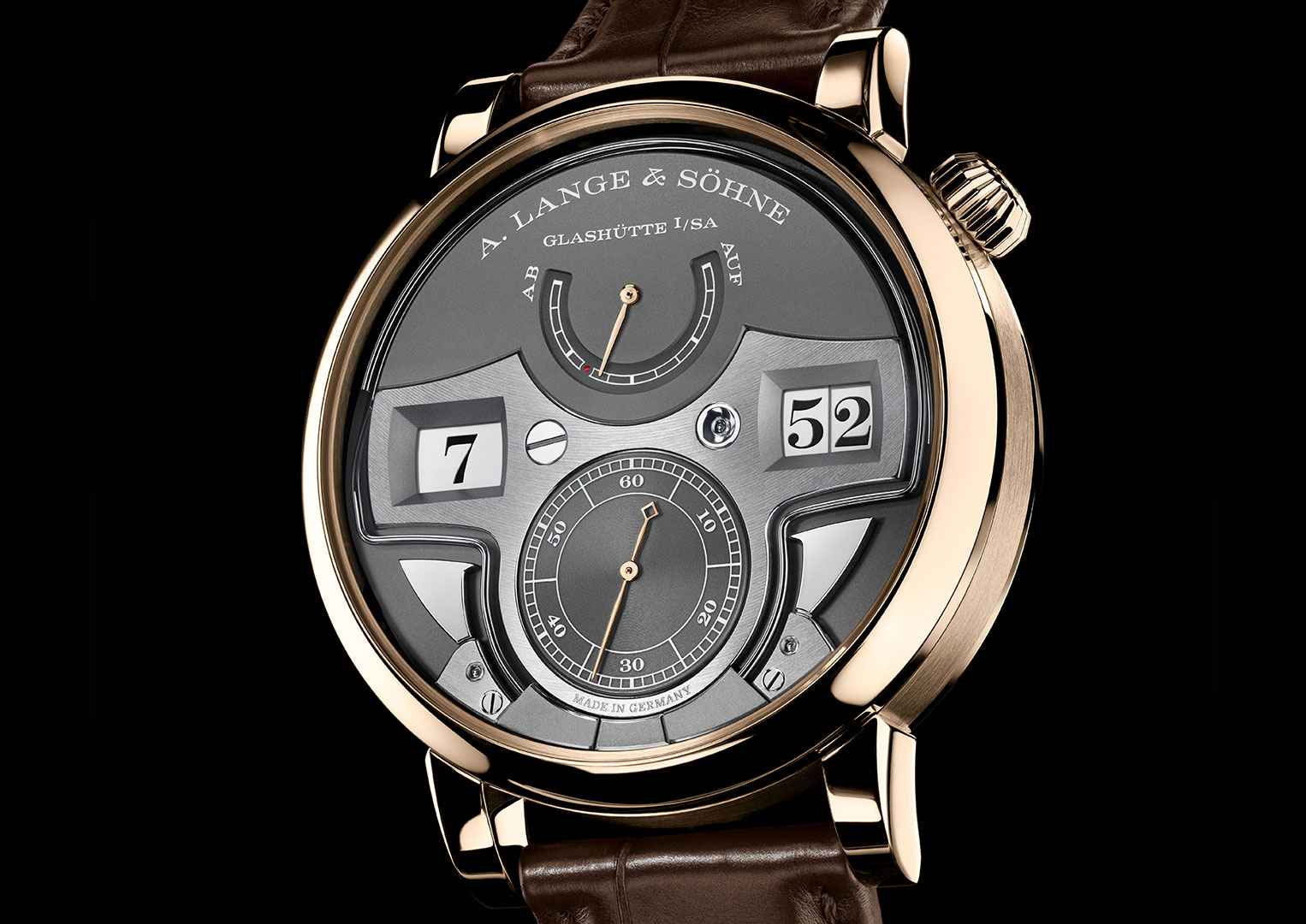 The unusual Zeitwerk is one of the brand's most distinctive offerings