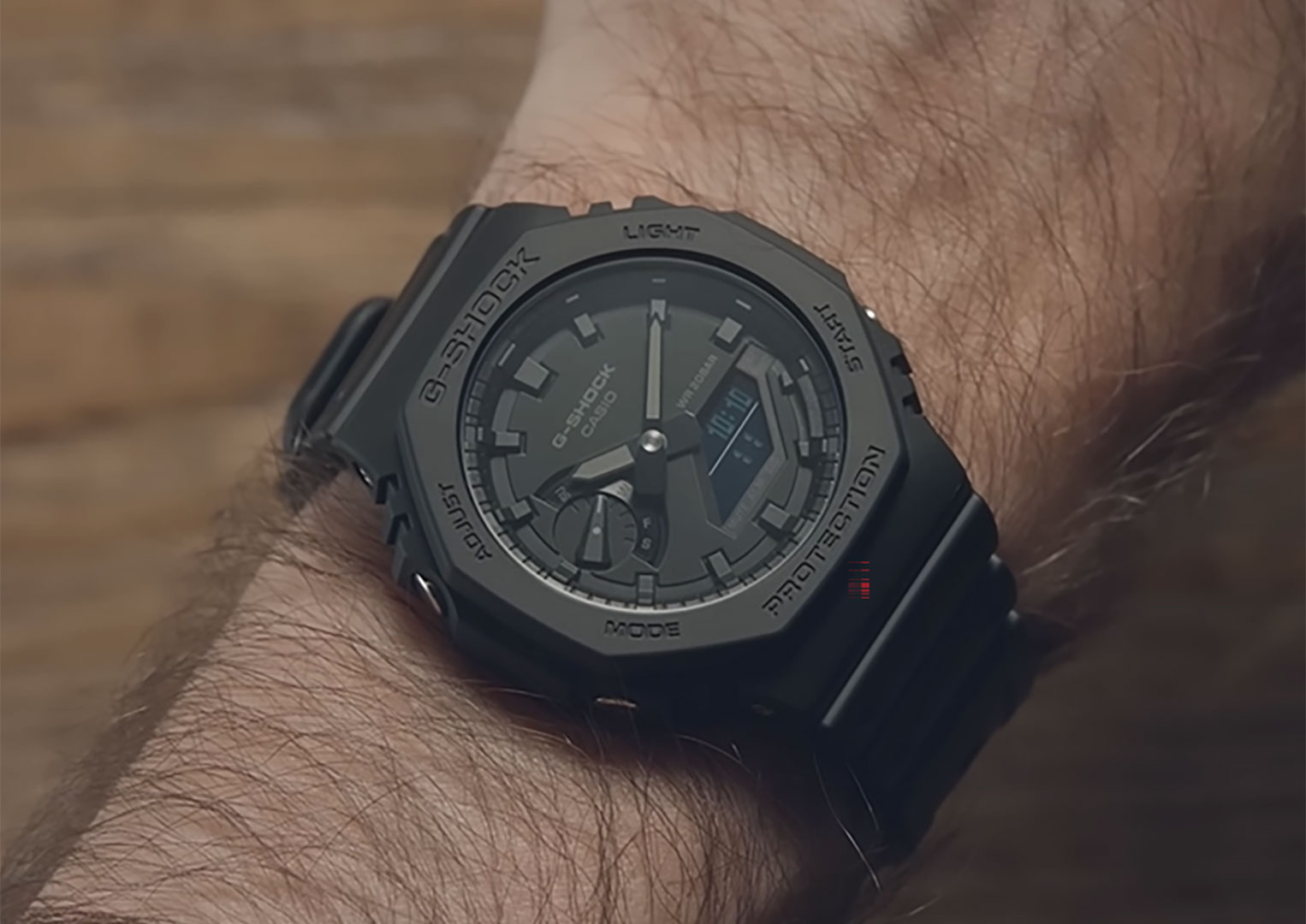 An all-black edition of the resilient G-Shock