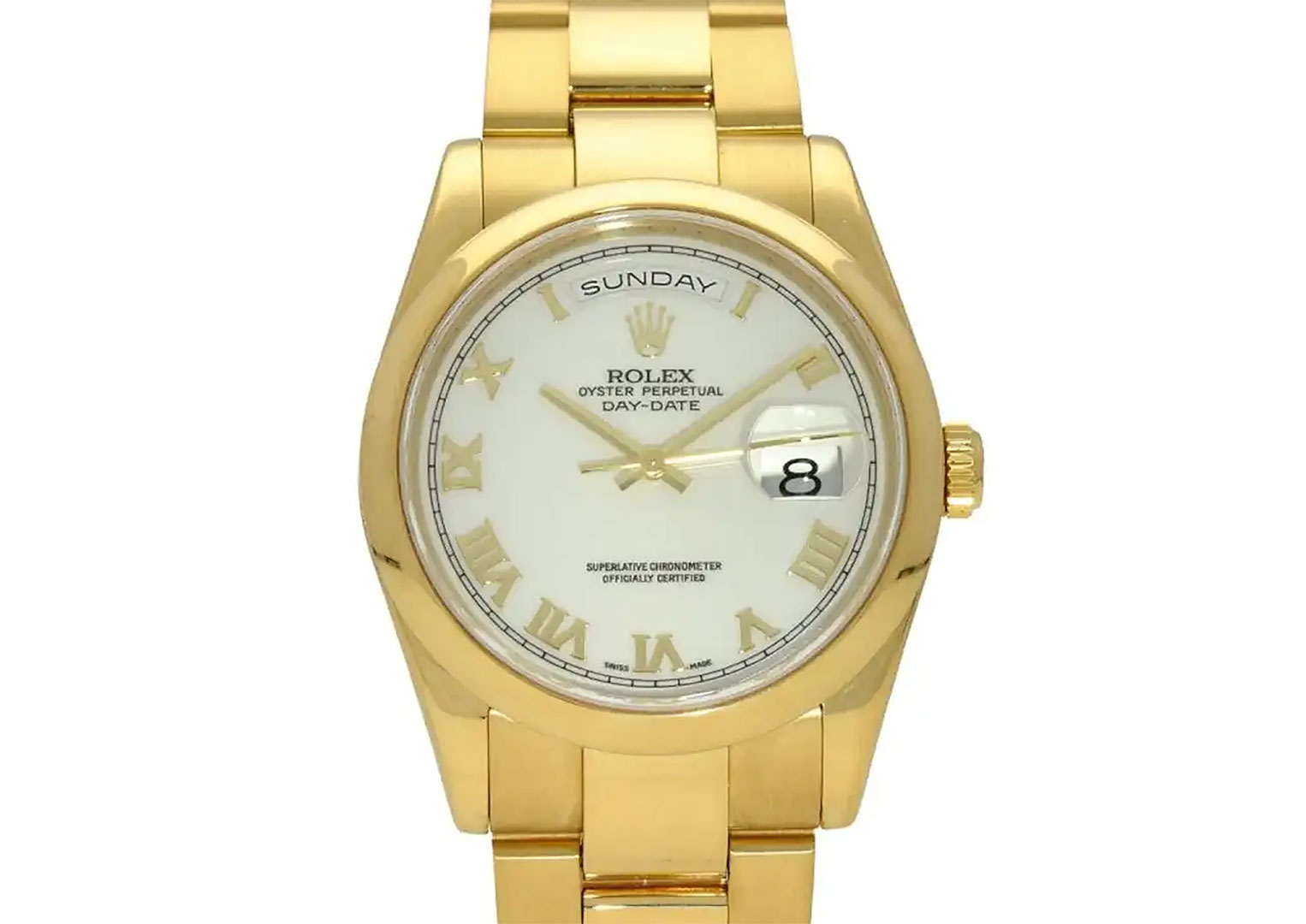 At least one person has to wear a gold Rolex Day-Date in a TV eries about gangsters