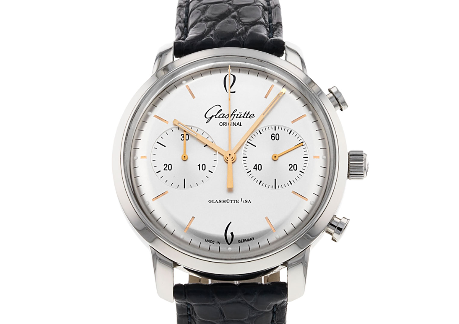 One of the brand's retro-style two-register chronographs