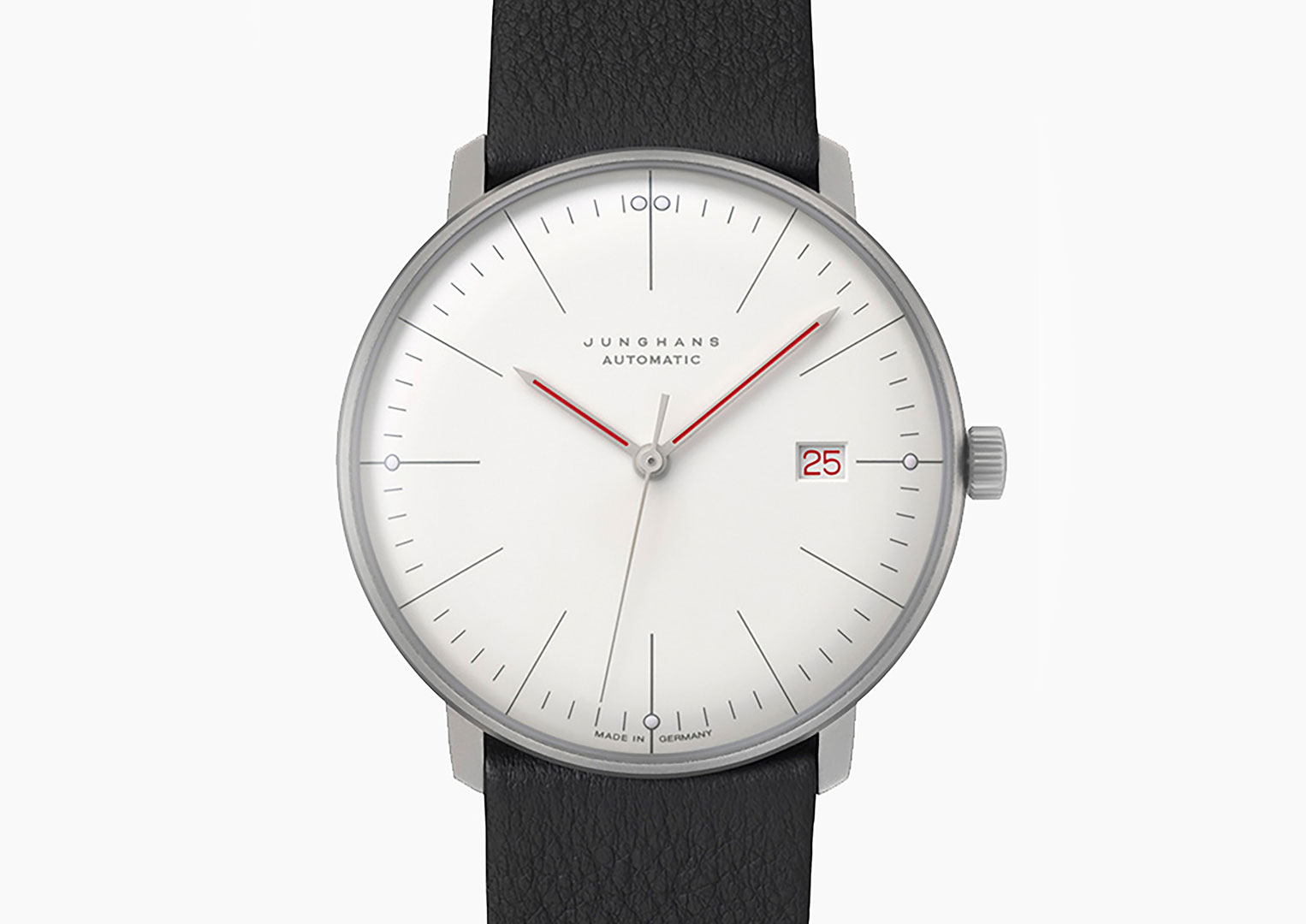 Junghans' unmistakable Max Bill, a minimalist design classic