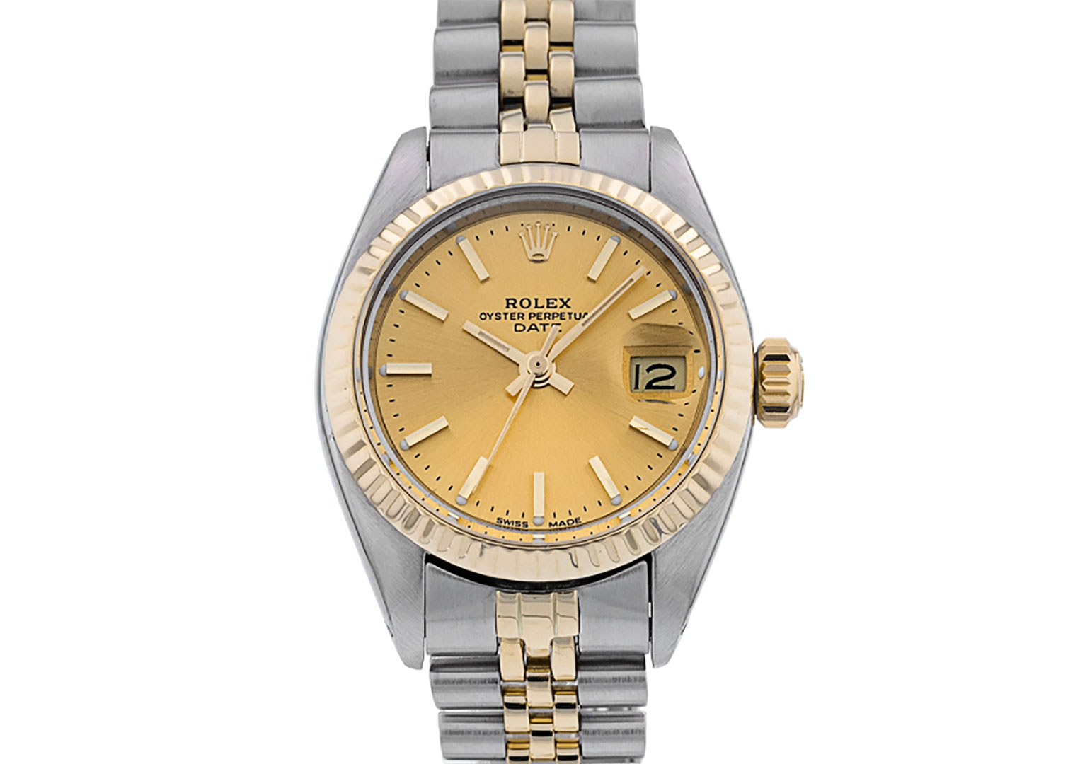 Like Junior Soprano, Carmela wore a two-tone Rolex Datejust
