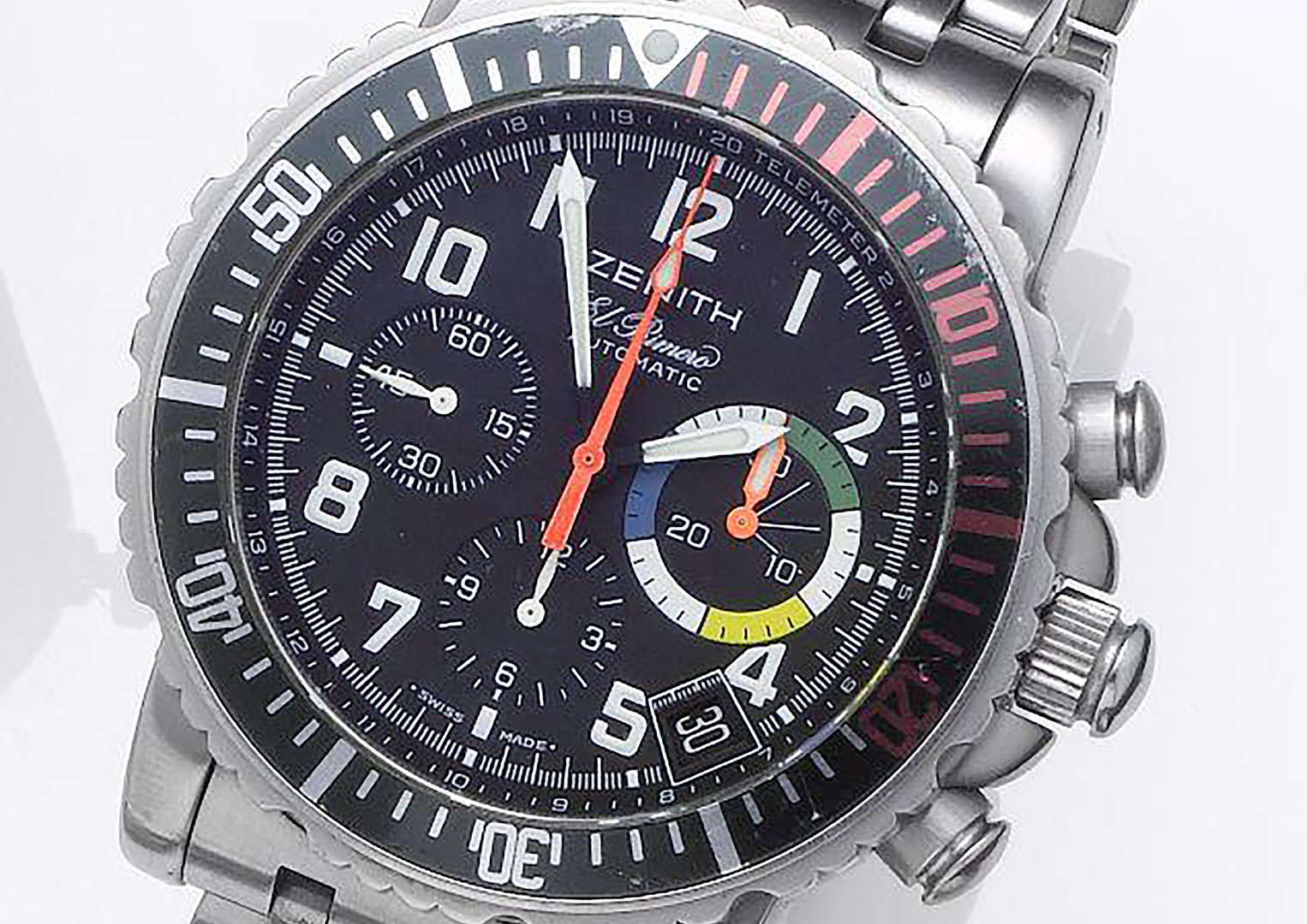 Headstrong Furio displayed a touch of individualism with his Zenith El Primero